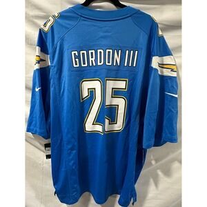 Blue Nike NFL Los Angeles Chargers Jersey Men's 3XL #25 GORDON III